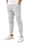 Set of 3/3 Pieces Unisex Ribbed Regular Black Gray Navy Blue Color Sports Sweatpants - 6