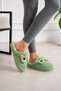 Women's Plush Home Slippers with Frog Figure, Soft Furry, Silent Sole, Closed Toe Winter Slippers Stc1334 - 8
