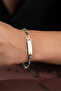 Steel Name-Engraved Children's Bracelet with Evil Eye Beads - 3