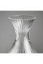 2L Ribbed Patterned Glass Wine Decanter - 3