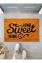 Typographic Home Sweet Home Door Mat 40X60 cm - Washable Non-Slip Base Mat