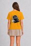 Women's Cyber-Grunge Roof Vent Graphic - Back Print - Yellow - 2