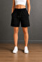 3 Pieces Women's Comfortable Cut Shorts (Black-Grey-Navy Blue) - 8