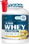 Whey Protein 2257 Gr 74 Servings Lemon Cheesecake Flavored 24 Grams of Protein 100% Protein Powder Shaker Gifted with a Shaker