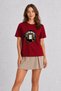 Women's Modern City Line Metro Design - Red