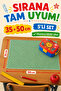 Set of 5 35X50 cm Washable Stain-Resistant Overlock Edged Kindergarten and Primary School Lunch Mats - 2