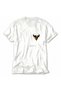 Women's Taurus Modern Geometric Design Printed T-Shirt - White