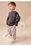 Boy's Oversize Sweatshirt Pants 2-Piece Set – Casual Combination