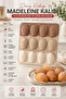 3 Pieces Silicone Seashell Madeleine Mold – Non-Stick Cake, Chocolate, and Praline Mold |   Bpa Free, Heat Resistant - 8