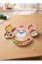 Blue Necked Chicken Snack Mat with Embroidered Edges 1 Piece