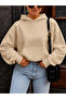 Solid Color Cotton Women's Sweatshirt