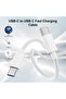35W Wall Charger with USB-C to USB-C Cable PD Fast Charging White - 2