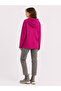 Women's Hooded Pink Sweatshirt - 2