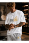 One Life Printed Cotton Oversize Premium T-Shirt Sweatpants Adult Set