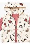 Baby Boy Dinosaur Patterned Hooded Vest 3-Piece Set - 3