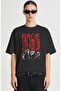 Rage Rock Metal Music Band Printed Unisex Oversize Premium T-Shirt - 2