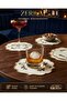 Premium Set of 6 Cocktail and Coffee Presentation Napkins with Cross-Stitch Embroidery - 6