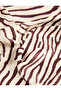 Zebra Patterned Square Satin Scarf Bandana - 3