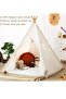 Teepee Tent for Kids Foldable Teepee Play Tent - 3