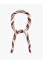 Zebra Patterned Square Satin Scarf Bandana