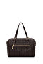 Women's Brown Long Strap Knitted Shoulder Bag Wb500004So - 3