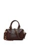 Women's Brown Long Strap Mini Shoulder Bag Wb200014Sv