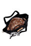 Women's Black Long Strap Mini Shoulder Bag with Accessories Ab150010Sf - 4