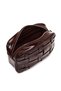 Women's Burgundy Braided Crossbody Bag Wb240001So - 5