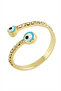 Ring with Evil Eye Stone - 2