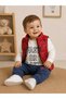 Baby Boy Inflatable Vest Top and Bottom 3-Piece Seasonal Cotton Tracksuit Set