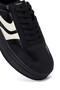 Women's Black Lace-Up Thick-Soled Sneaker Af520003Sv - 8