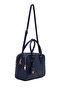 Women's Navy Blue Long Strap Printed Shoulder Bag Ab150011Sk - 6