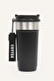 Unisex 600 ml Thermos with Strap and Textured Cover H8535Axns