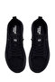 Zero Men's Black Lace-Up Thick Sole Fabric Sneaker Wm680072Kk - 4