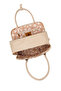 Women's Cream Long Strap Printed Shoulder Bag Ab150011Sk - 4