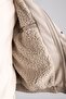 High Collar Suede Look Oversize Plush Lining Coat H2158Ax26Wn - 5