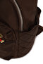 Women's Brown Fabric Backpack Ab240008Kk - 7