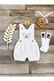 Baby Boy Romper Set with Airplane and Teddy Bear Concept Design - 2