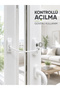 White Wired Window Lock with Key Security System Child Protection Device