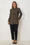 Waist-Tieded Jacquard Tunic 46706 - 2