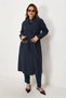 Belted Viscose Trench Coat 11020 - 2