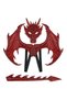 (eb228-Red)Children's Dragon Wing Costume Dinosaur Tail Mask Set Prop Dragon Wings Tail Mask for Kids Dragon Costume Cosplay Party