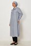 Linen Effected Long Tunic 46769 - 2