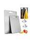 Stainless Steel Cutting Board 2 Hooks Set Non Stick Double Sided Food Grade Home Cooking