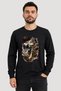 Hunting Hunting Men's Hunting Themed English Setter and Culluk Printed Crew Neck Long Sleeve 24/1 T-Shirt - 2