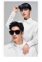 Mijia Polarized Sunglasses Clip-On over Prescription Glasses Uv400 Small Compact Design Mjtb03Lm - 4