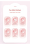 34PCS Mini Kitchen Toy Set Smart Electric Stove Pretend Play Cooking Toys for Kids（Pink） - 8