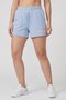 Women Regular Fit Training Shorts, Ocean Blue