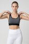 Women Heather Padded Sports Bra, Heather Grey