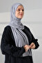 Women's Viscose Shawl Flexible Hijab Long Seasonal Gray - 3